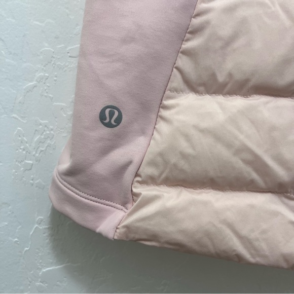 Lululemon Down for It All Vest Pink Mist Size 4 - Picture 12 of 13